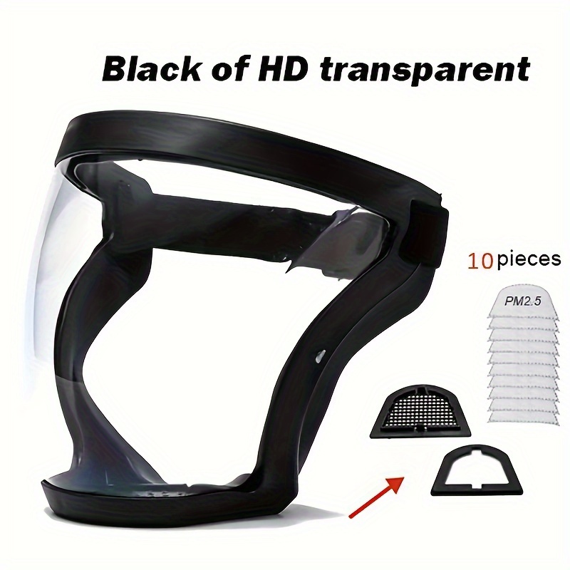 

Stay Safe & Stylish Anti-fog, Anti-splash Protective Face Shield Glasses, Motorcycle Riding Mask, Outdoor Bike Mask