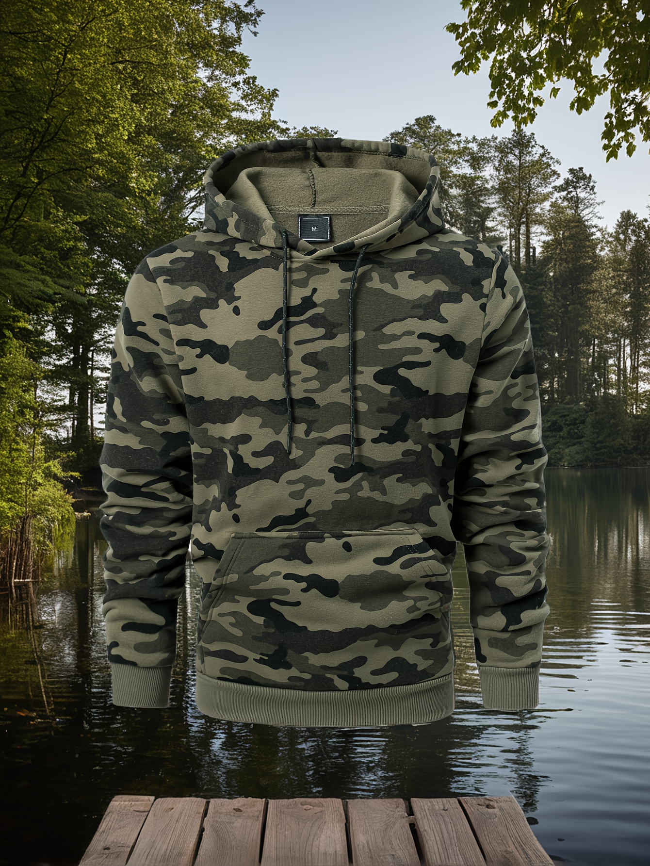 camo hoodie sold on Temu United States