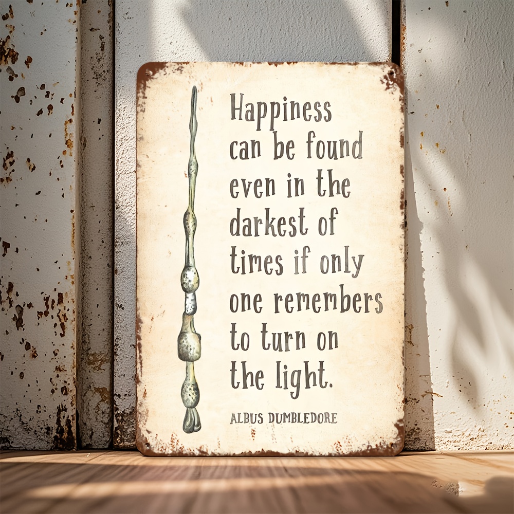 E-shop Warner Bros. & Hermine Motivschild mit Muster, Wanddeko, , Garten-Wanddeko, 8x12 Zoll, geeignet für Bars, Heimbüros, , Abschlussgeschenke,