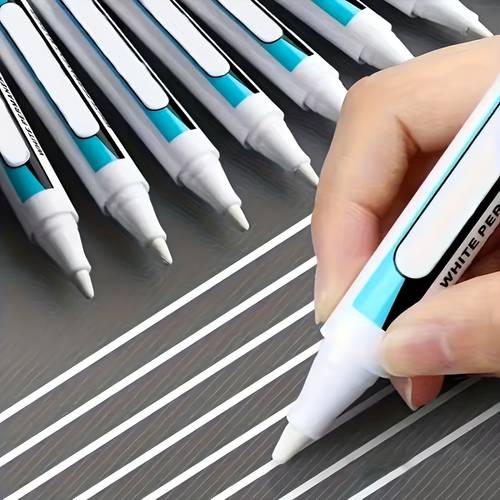 5 6pcs 0 7mm 1mm 2 5mm medium point alcohol based ink for notebook plastic surface painting marking writing