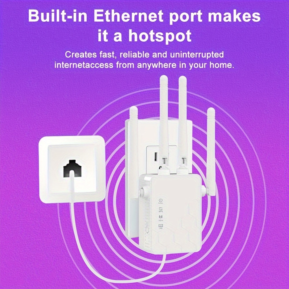 Powerful 1200mbps Wifi Extender Wifi Repeater Wifi Booster - Temu