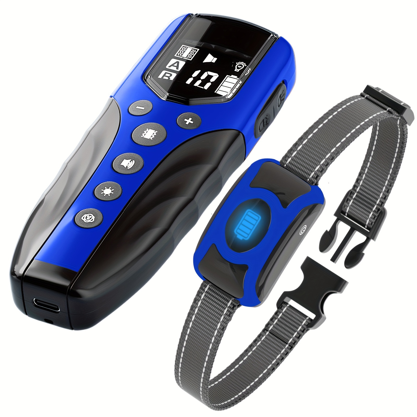 dog training collar with remote   2000ft range vibrating dog collar dog collar no prongs and   only sound and vibration collar for training dogs 0