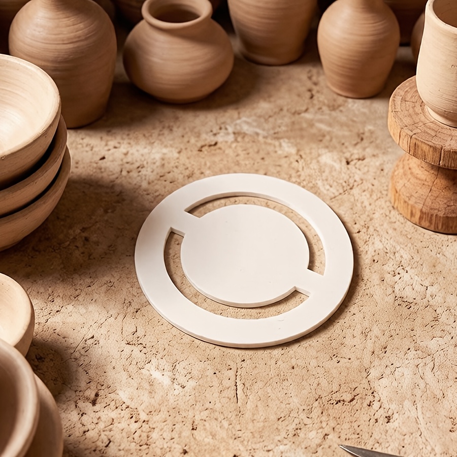 TEMU Round Ceramic Mold – Pottery Base Support Tool For Slab Building, Reusable Circular Shaping Form For Clay Crafts – Easy Hump Mold For Making