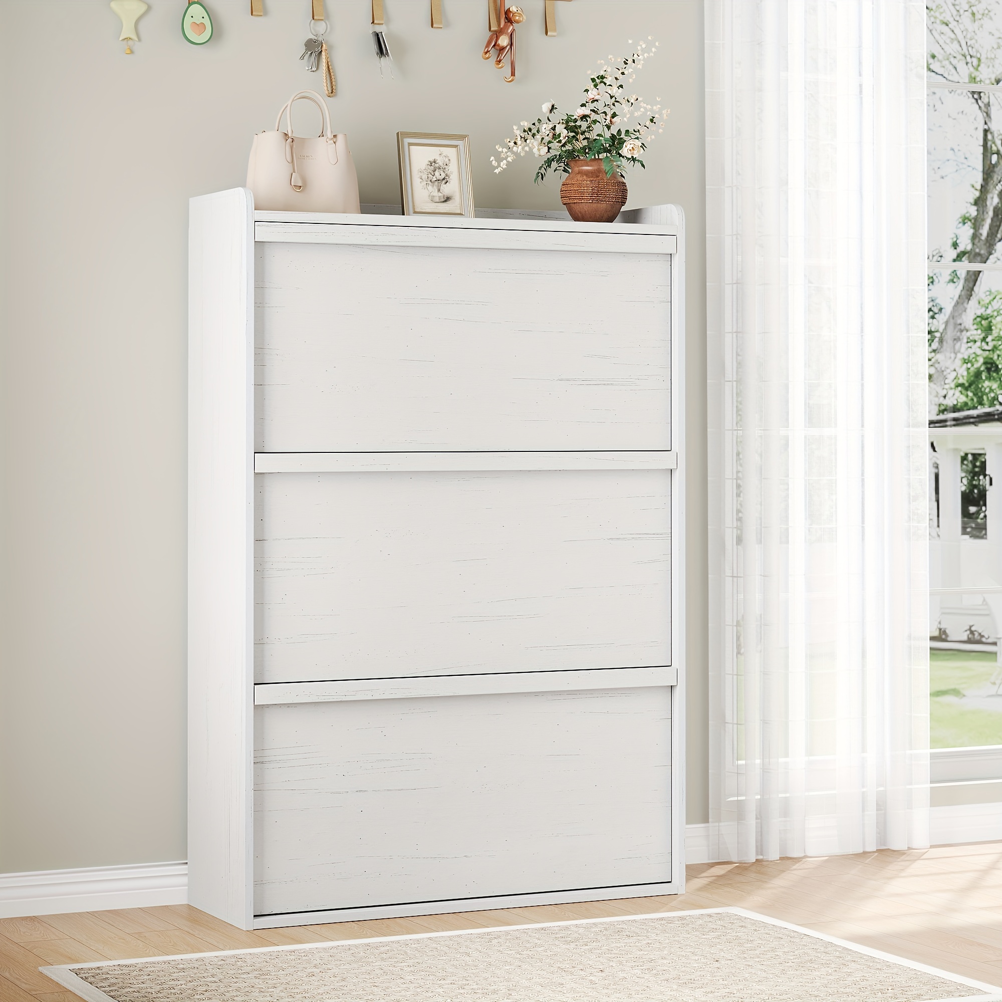 Banc à Chaussures Avec Tiroir Rabattable Noir 102x32x56 Cm - Banc