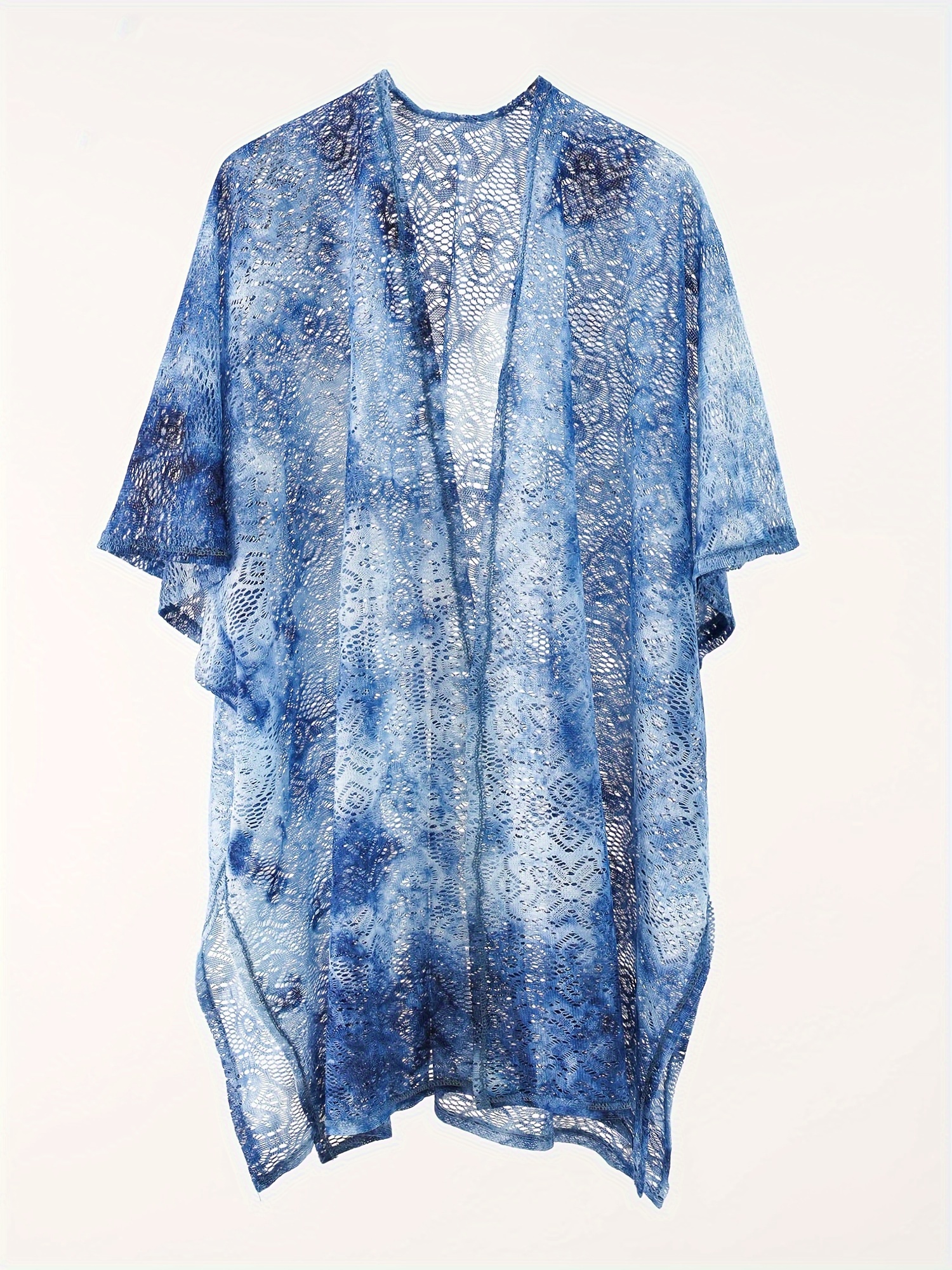 Poncho Playero Para Hombre RUMAOZIA | Estampado Floral, Kimono Ligero, Protección Solar, Estilo Bohemio