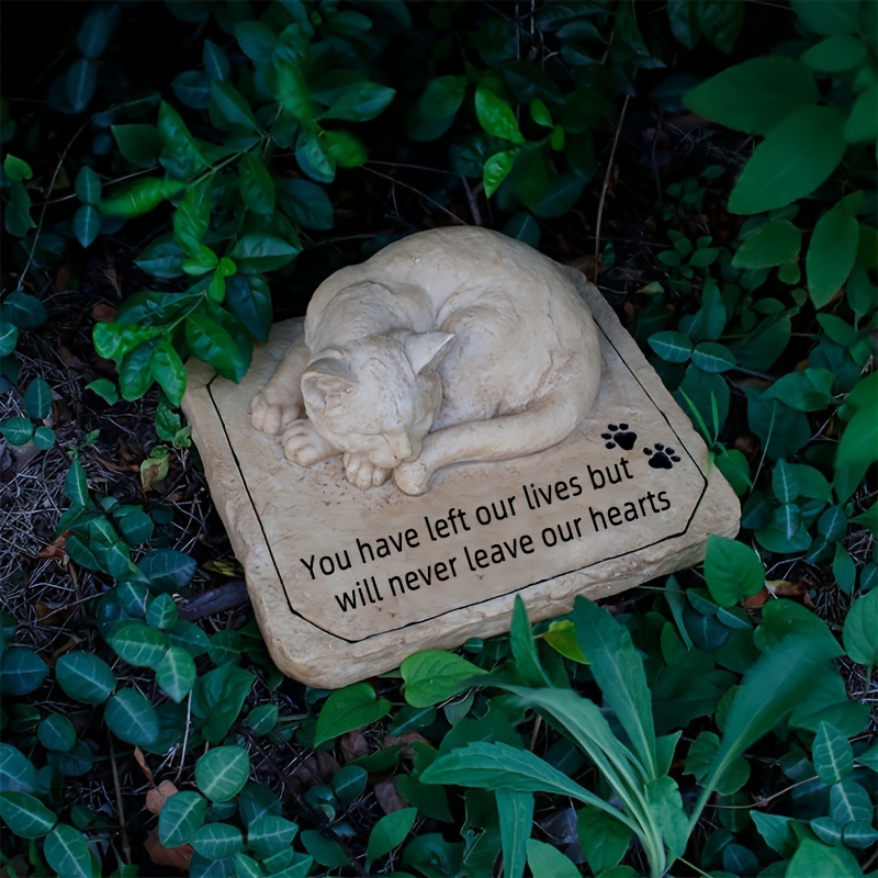 

Pet Cat Memorial Stone Monument, 3d Cat Garden Stone Monument, Cat Tombstone Tombstone, Cat Tribute Gifts Bereavement Cat Memorials