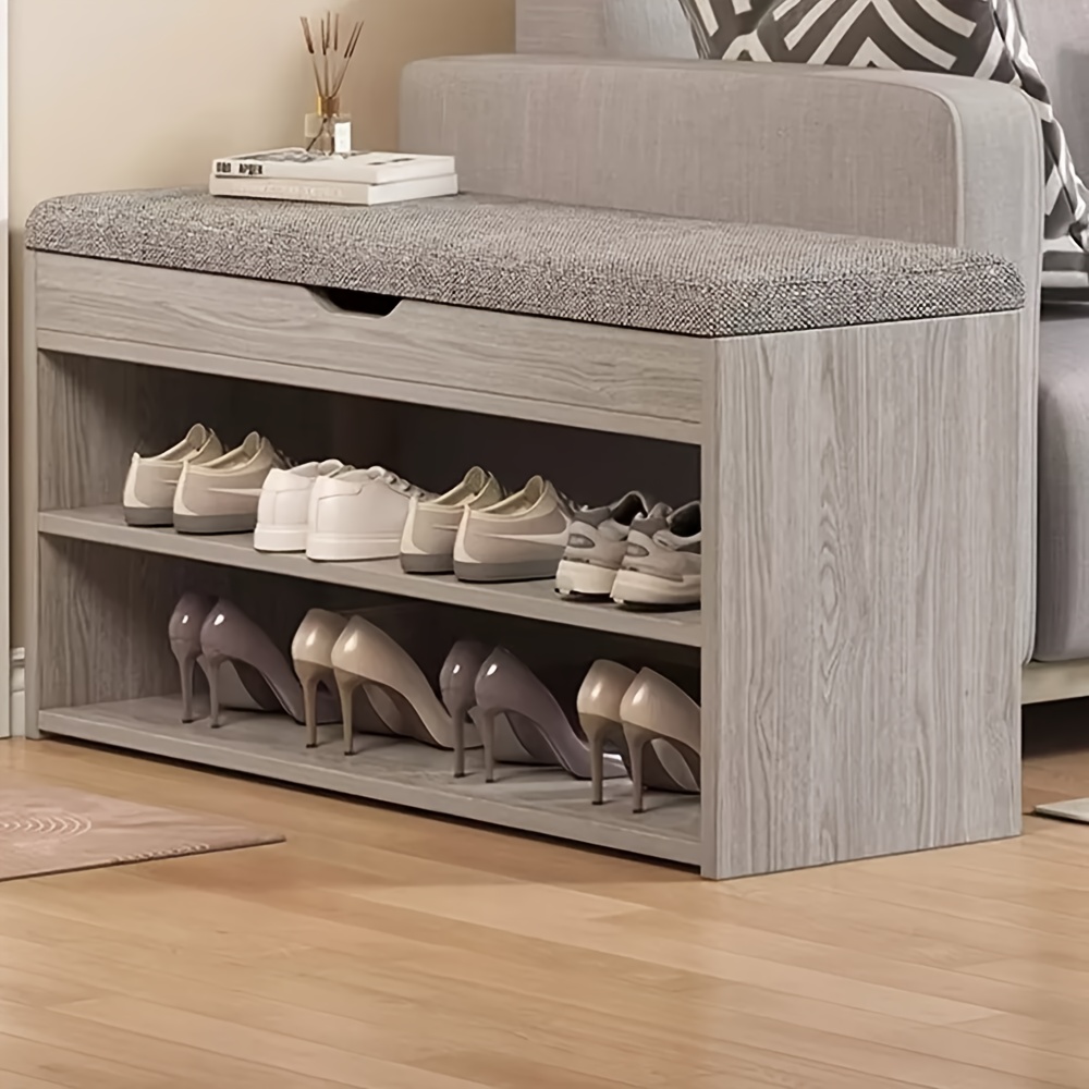 heavy duty shoe storage bench with cushion large shoe bench storage with seat two layer shoe rack storage shoes storage cabinet organiser cushion padded seat hallway stools for hallway foyer