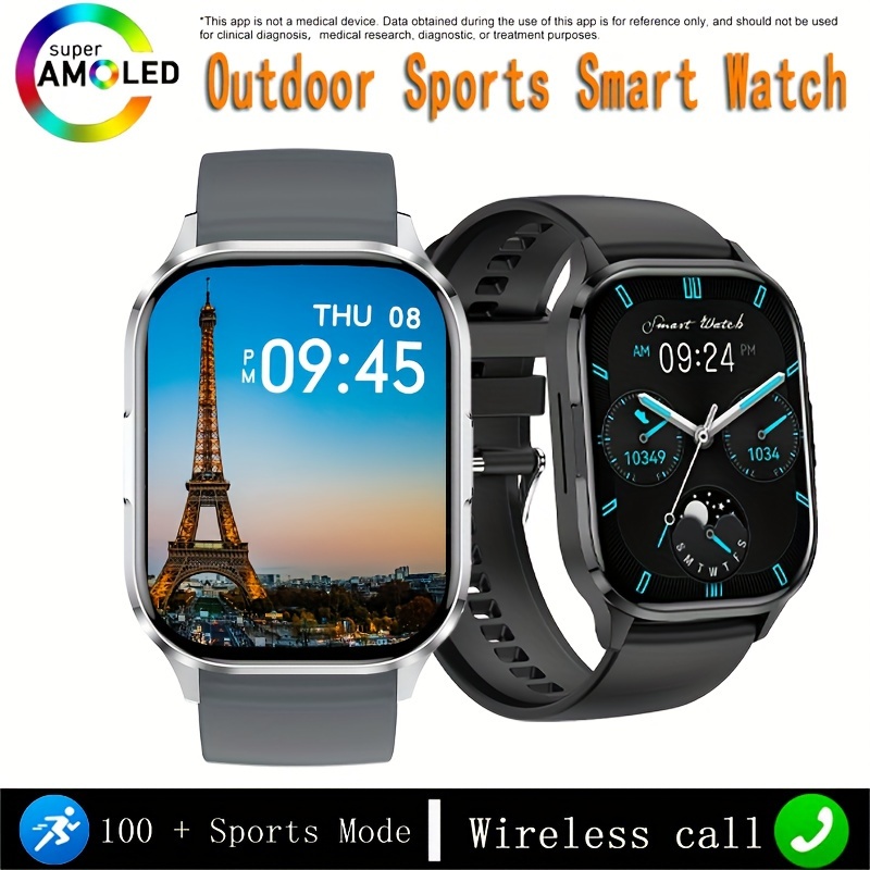 

2024 New Men's Smartwatch Women's Smart Watch Wireless Call Sports Fitness Men's Outdoor Hd Watches Free Switching Of Dial