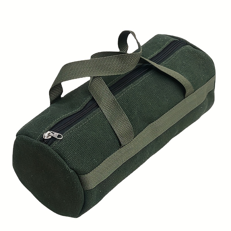 TEMU 1pc Durable Oxford Cloth Tool Bag - Multi-functional Organizer With Sturdy Bottom And Wide Opening, Reinforced Handle, Mixed Colors, Storage