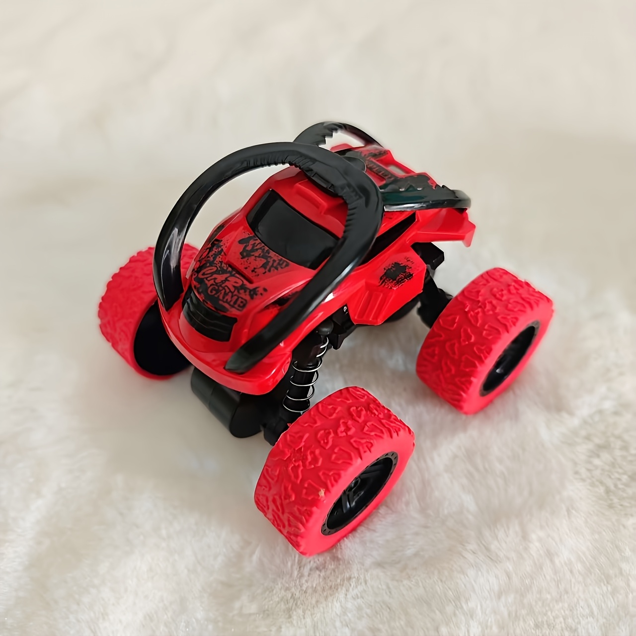 Monster Truck Toy, Mixed Colors, Battery-Free, Manual Operation, Plastic Material, Indoor/Outdoor Family Entertainment And Parent-Child Interaction, Suitable for Boys And Girls, Perfect Easter, Christmas, Halloween, New Year Party Gift