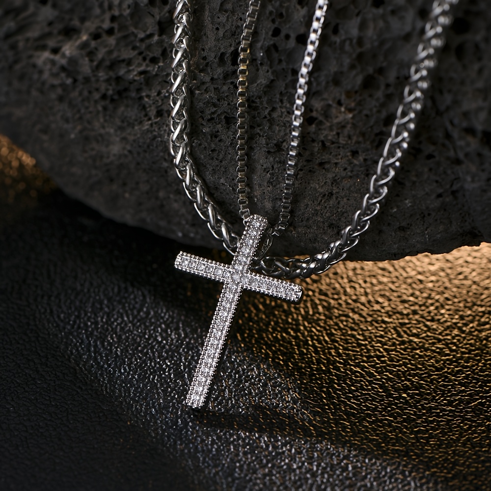 Twisted Cable Chain Double-layer Necklace Set, Stylish