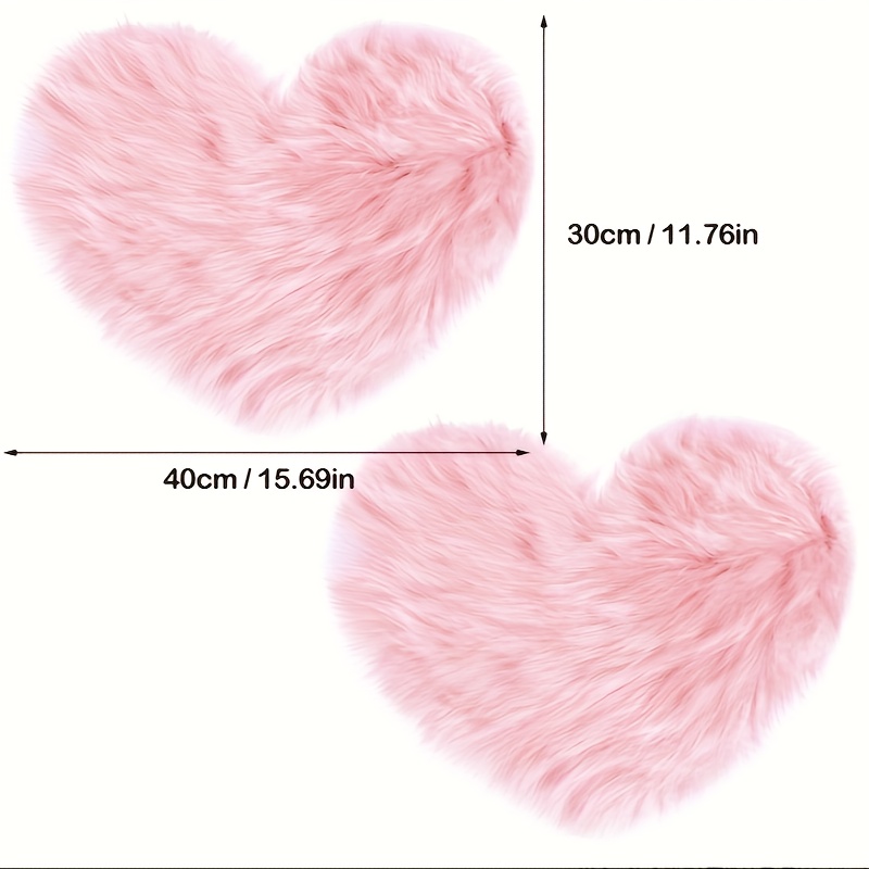 2pcs   shaped   wool carpets   dresser home decor machine washable ideal christmas gift details 0