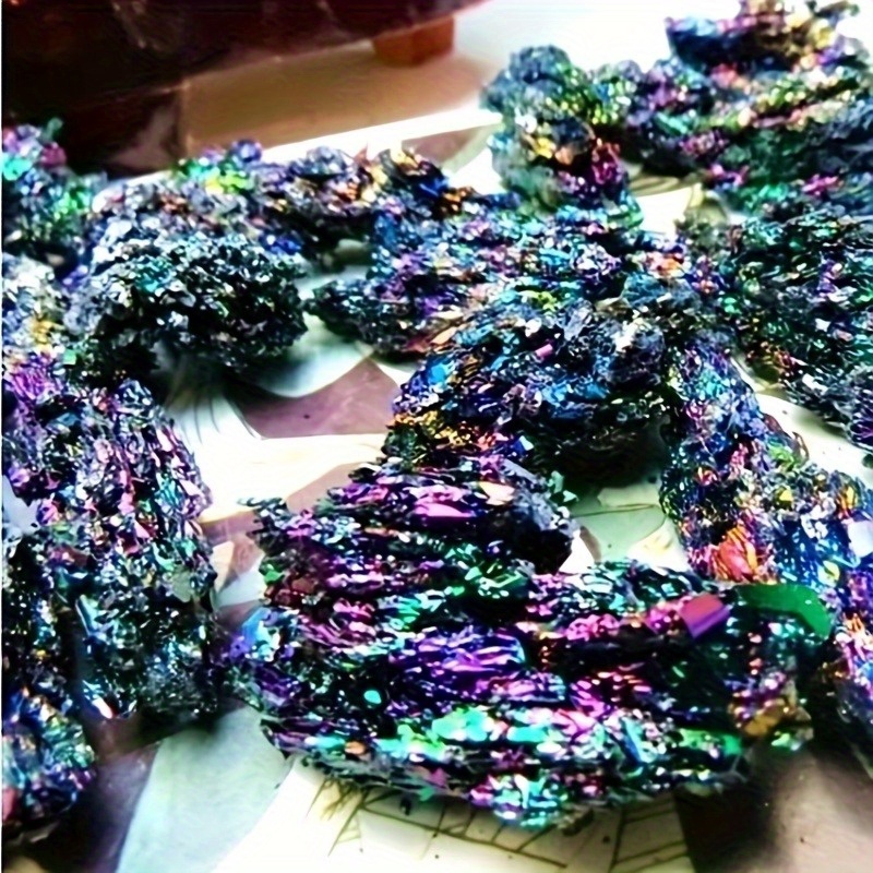 High Rainbow Mineral Raw Stone with Vibrant Multicolored Pattern