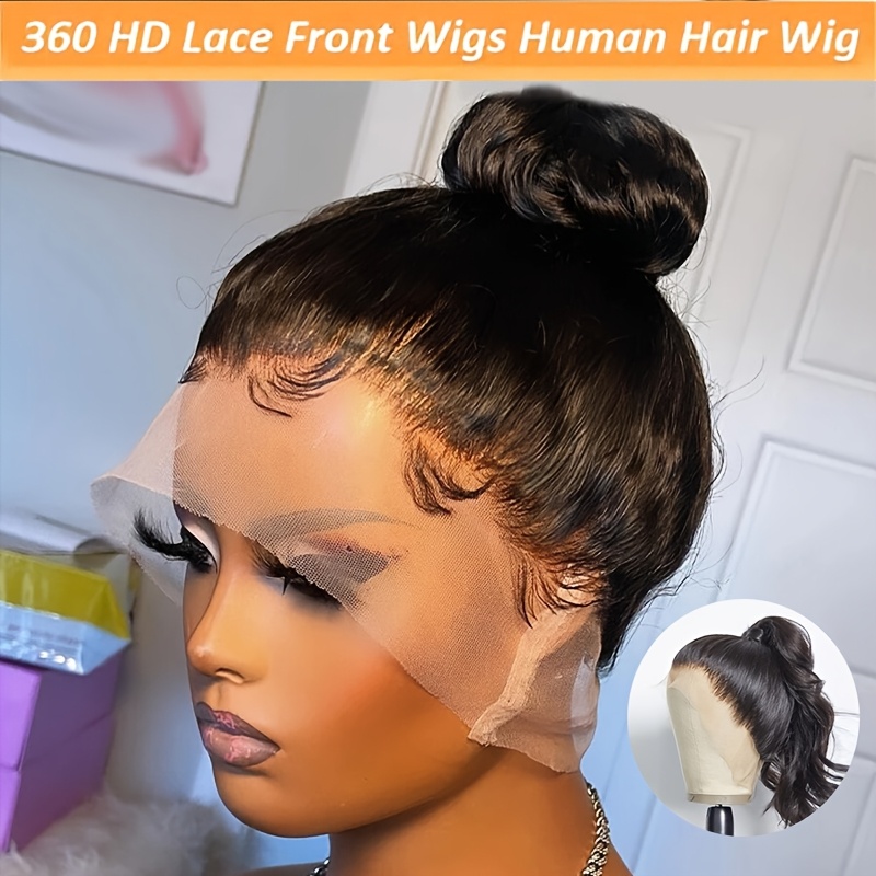 

360 Lace Front Wigs Human Hair Pre Body Wave 360 Full Lace Frontal Human Hair Wigs For Women Hd Lace Wig With Baby Hair Around