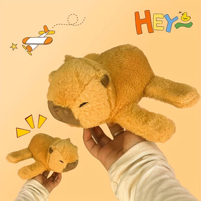 Pulsera Slap De Capibara De Peluche – 18 Cm De Ternura Para Muñeca, Mochila O Carrito