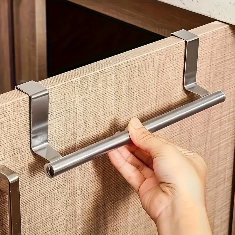 TEMU Elegant Stainless Steel Towel Bar: A Stylish And Space-saving Solution For Bathroom And Kitchen Towel Storage