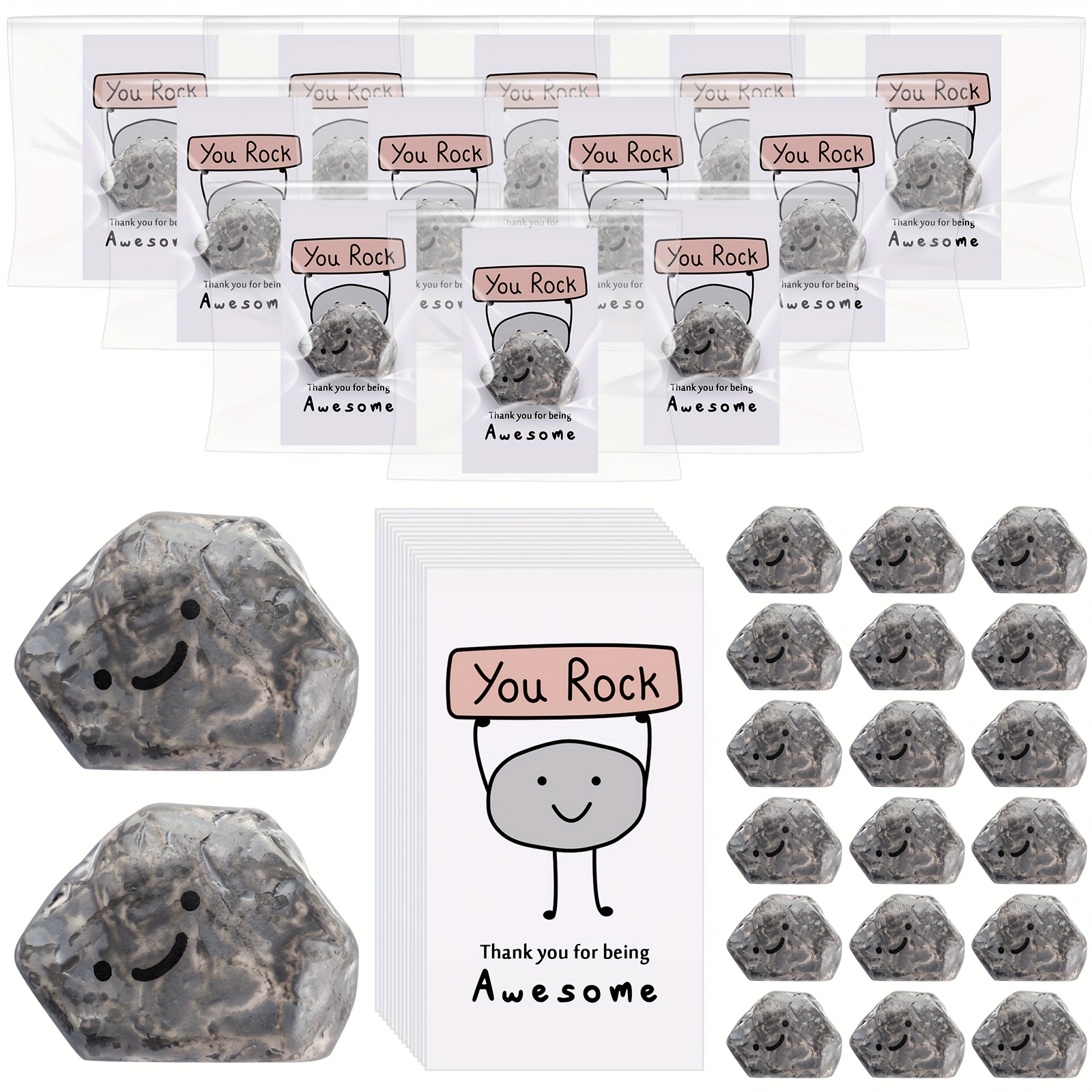 ROCKIMPACT Gratitude Inspiration Stone Pack - Set Of Seychelles