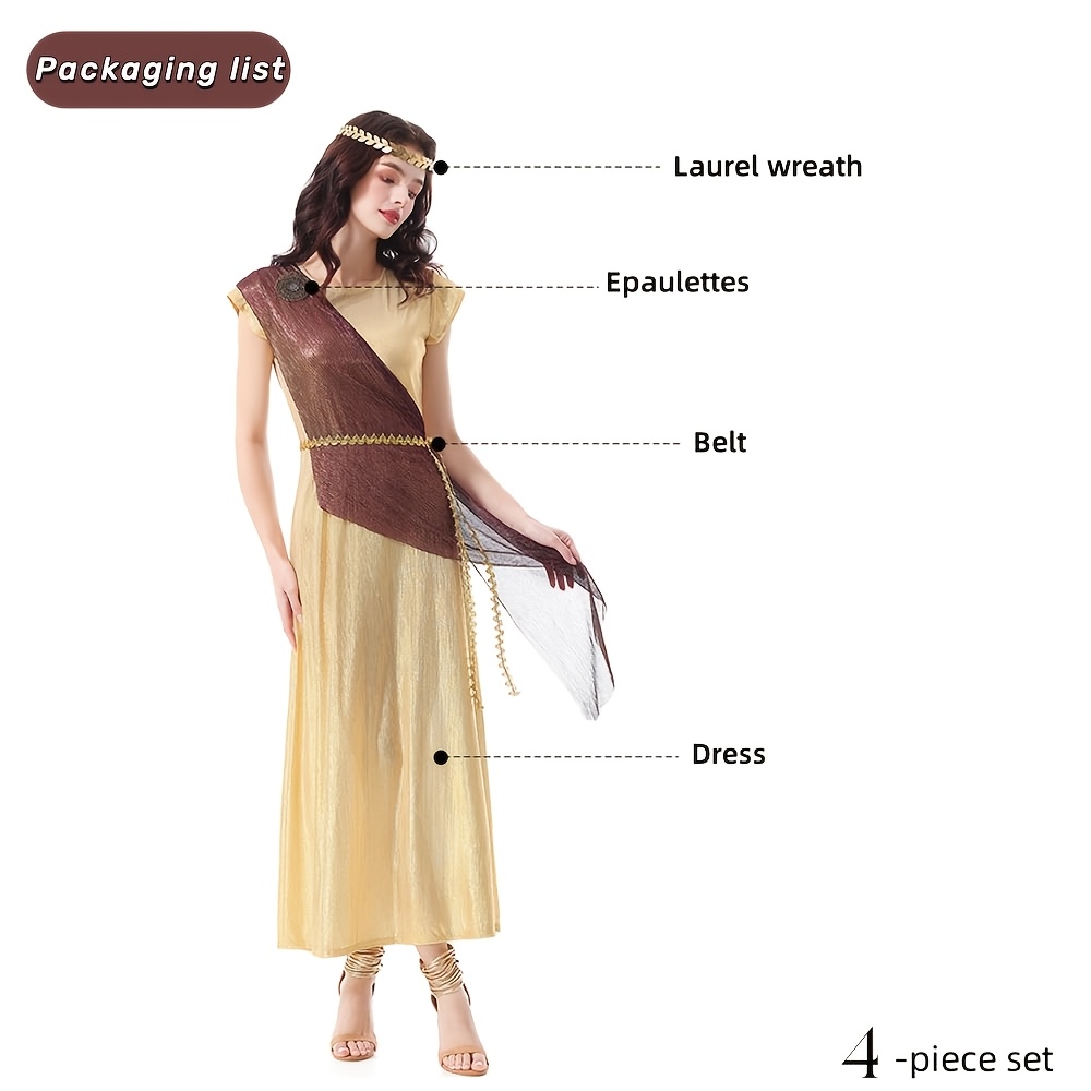 chinese dress ladies Women Toga Costume Greek Goddess White Dress Renaissance Outfit Carnival Halloween Cosplay Costume
