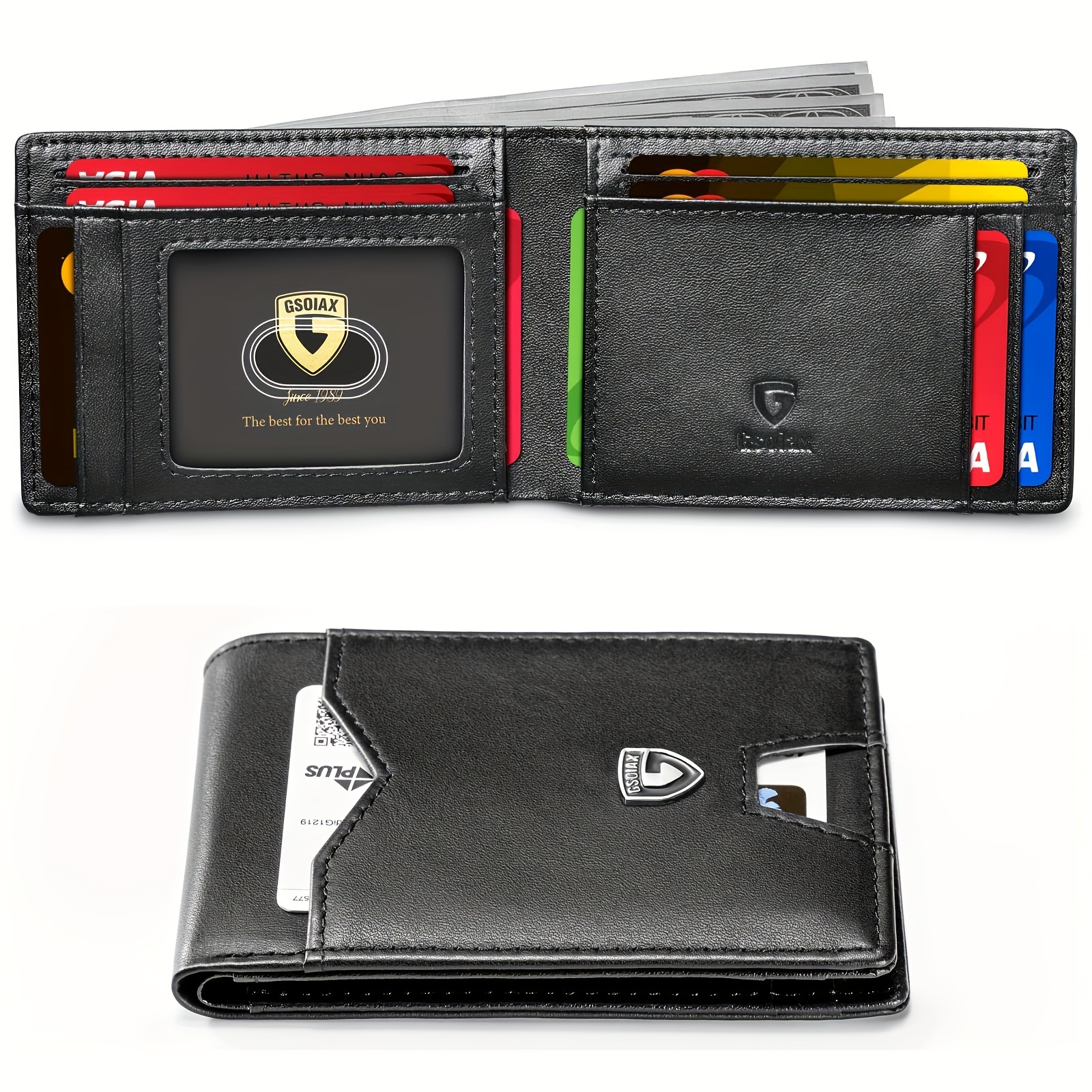 

1pc Wallet - , -blocking, - For & Box