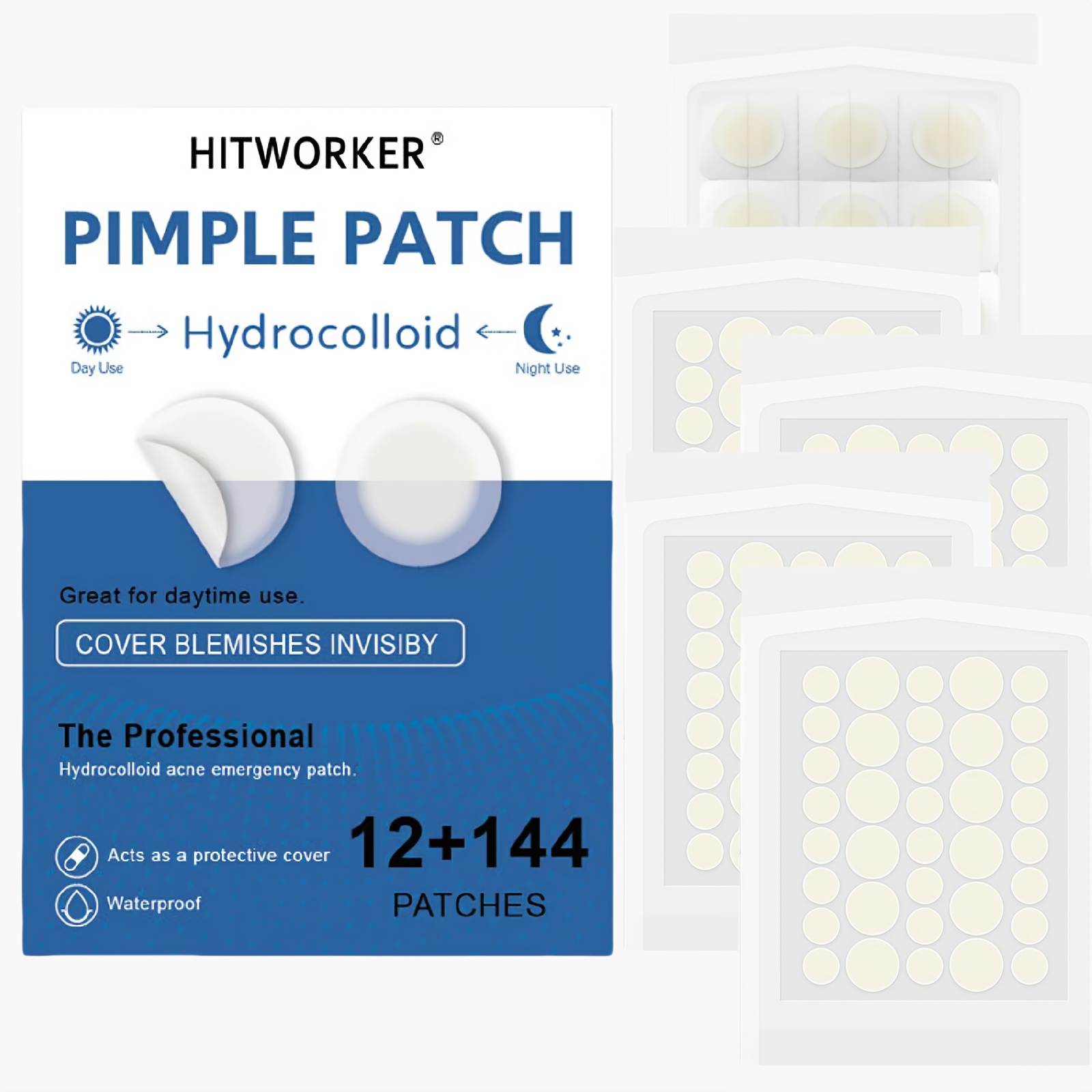 hydrocolloid patches sold on Temu United States