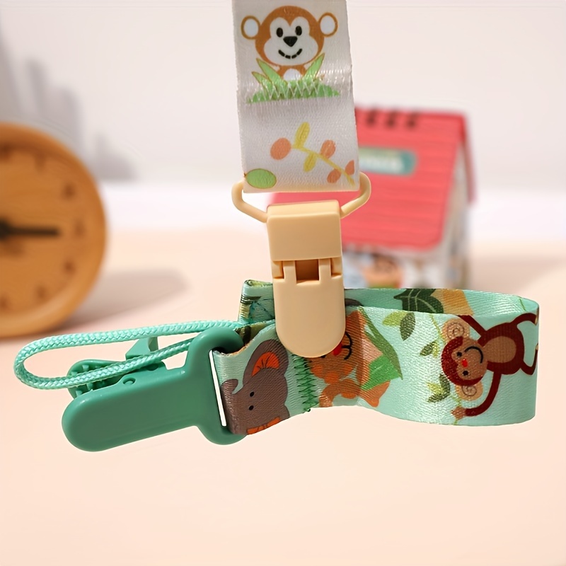 1pc PanLynner Youngsters Soothing Item Holder Clip, Cute Animal Designs, Durable Material, Ideal for Boys and Girls, Perfect Christmas Halloween Gift, Youngsters Soothing Item Clip