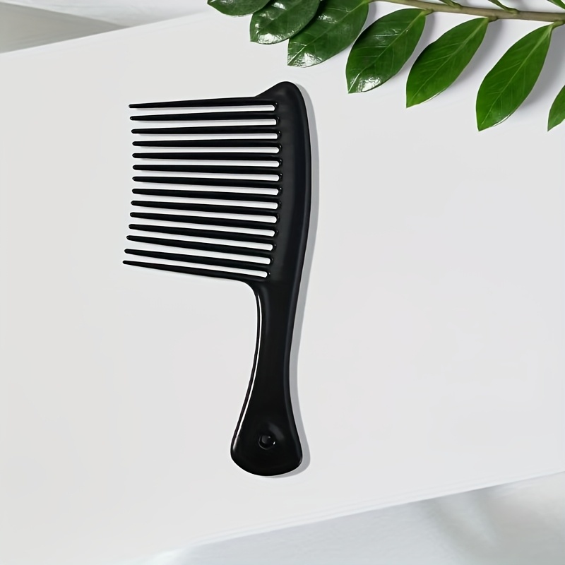 TEMU One Wide-Tooth Split Comb | per parrucchieri e barbieri, accessorio per capelli , per adulti, uso , disponibile in colori, in plastica ABS