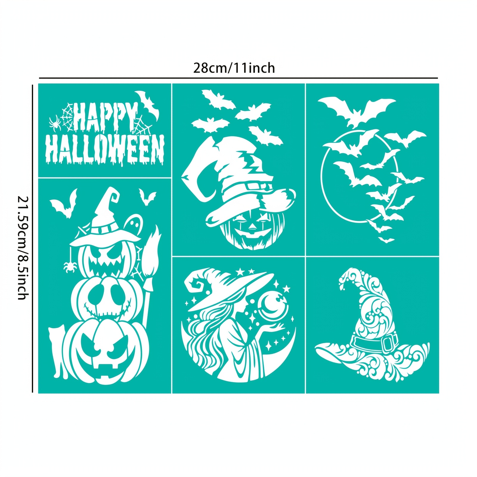 Reusable Printing Stencils Set for Canvas and Home Decor