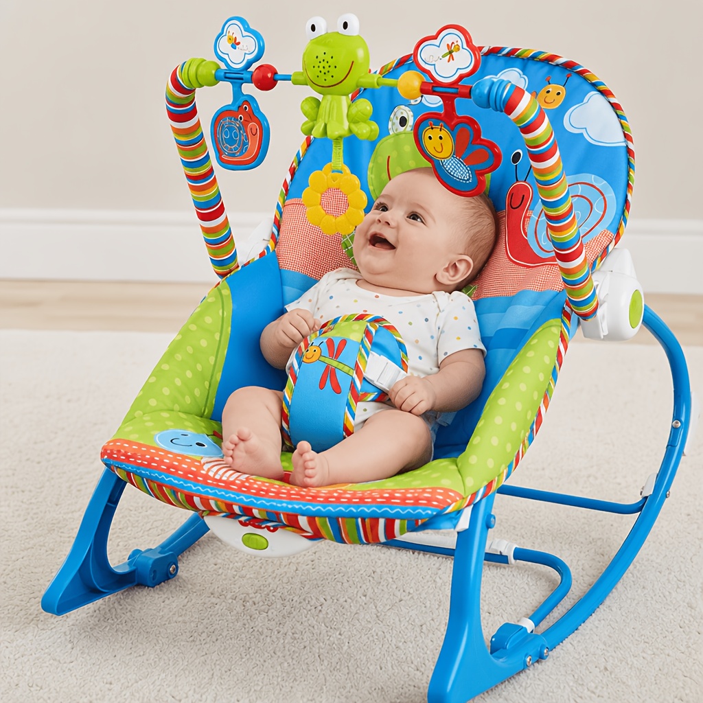 Baby Rocker with Toy Bar