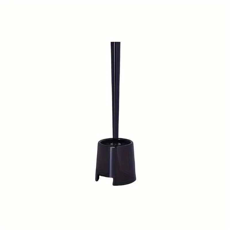 E-shop 1-teiliges Toilettenbürsten-Set mit Halter, langer , weißer Handtoilettenreiniger, flexible Badezimmerreinigungsbürste, keine toten Ecken,