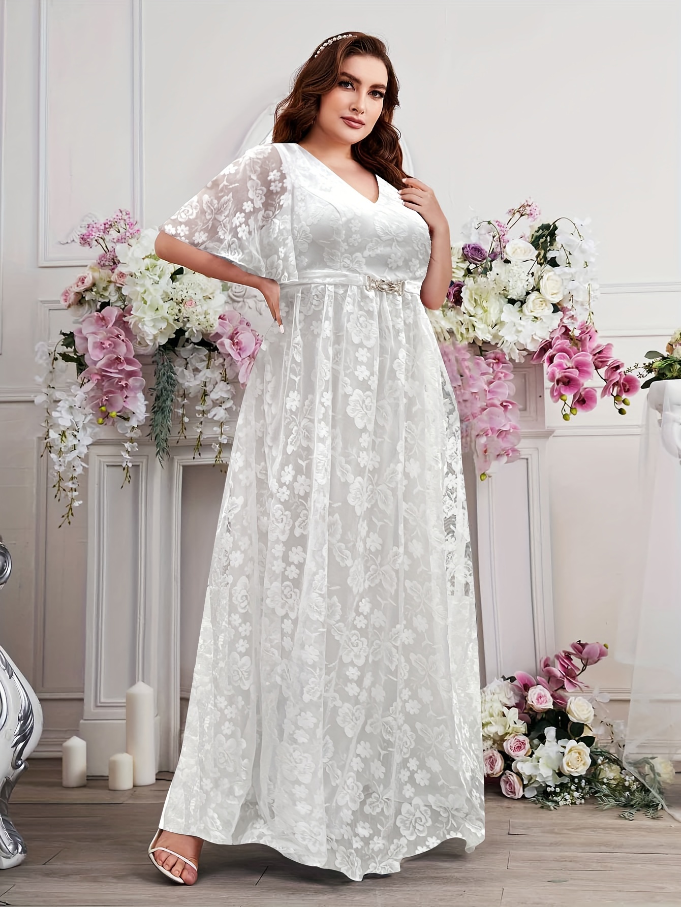 Plus size lace clothing best sale