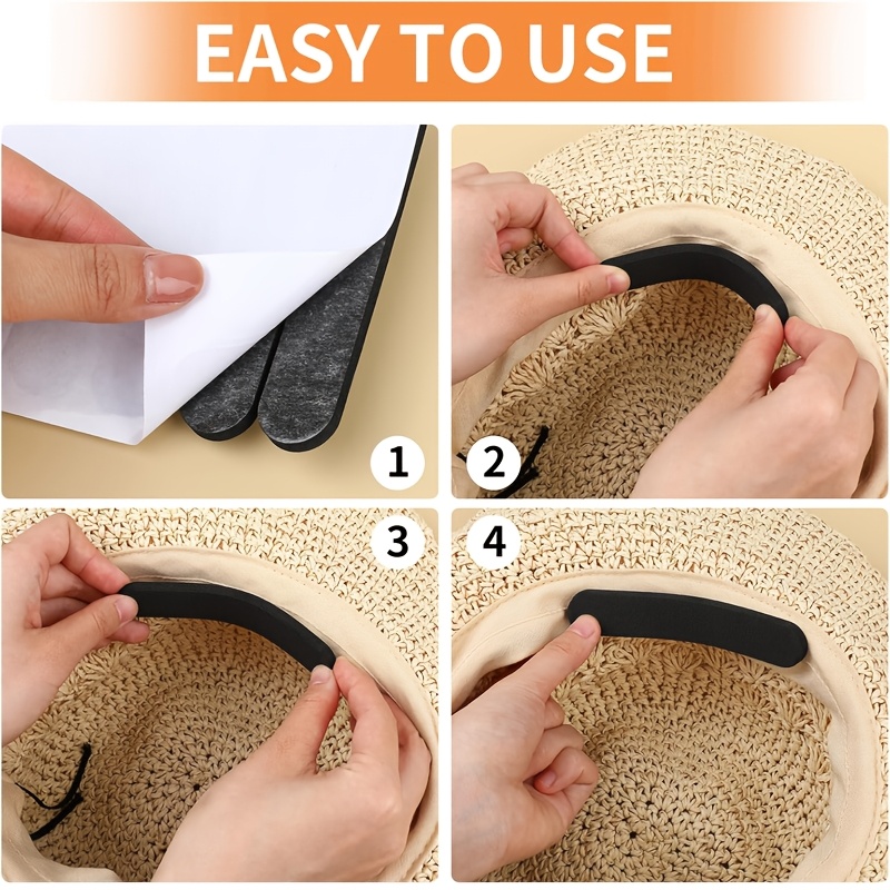 24 hat size reducers cap sizing foam tape sweatband Temu New Zealand