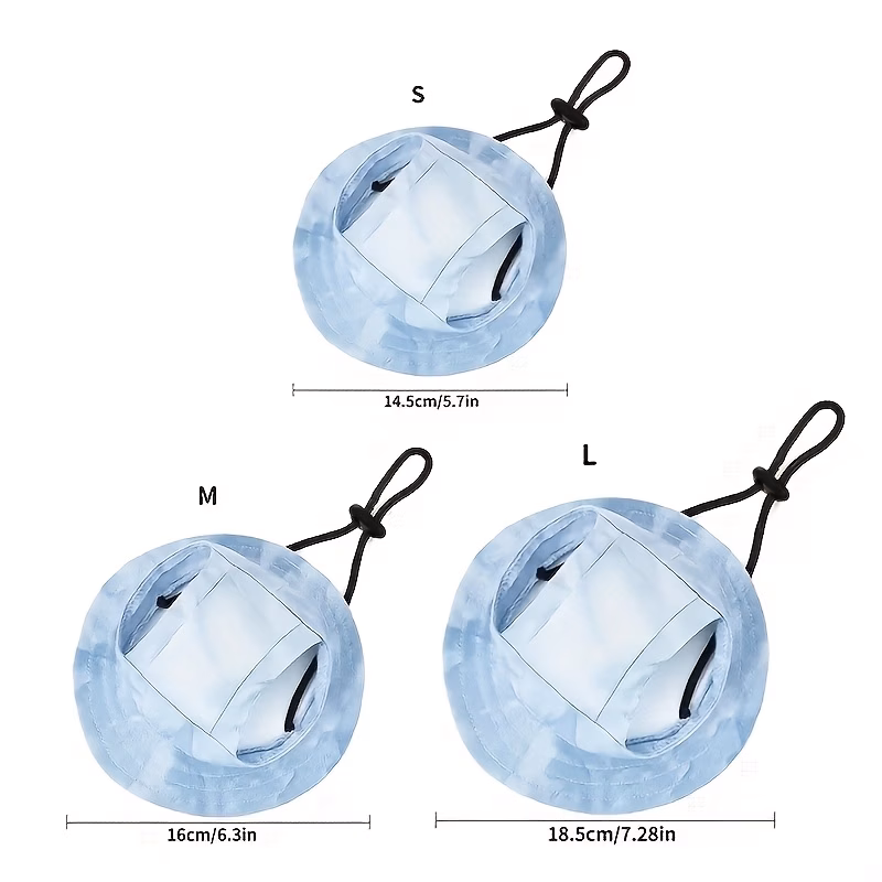 1pc pet sun hat breathable comfortable uv protection suitable for puppies and cats adjustable strap Product details 3