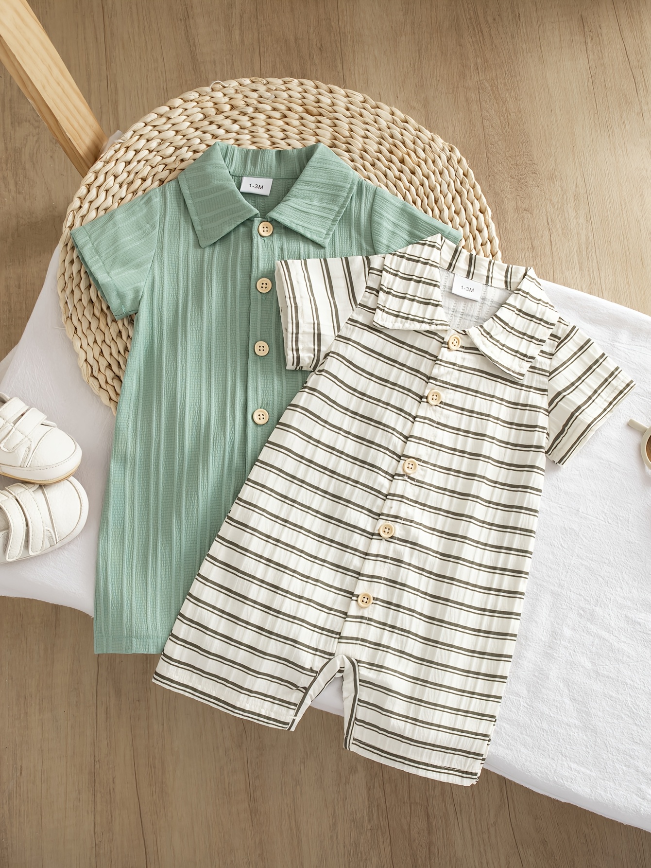 Baby boy striped shirt casual style