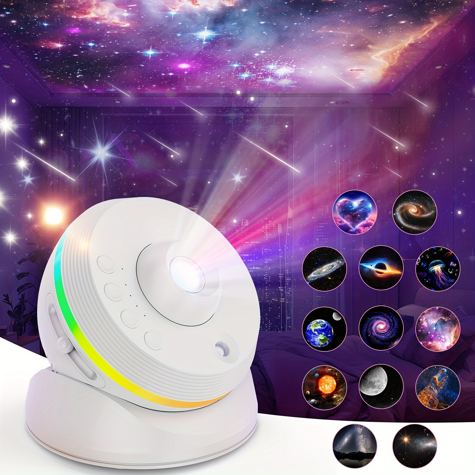 

6th Gen Planetarium Projector, 13 In 1 Star Light Projector Starry Night Light With , 360° Nebula, 4k Hd&large Scale Projection For Bedroom Decor