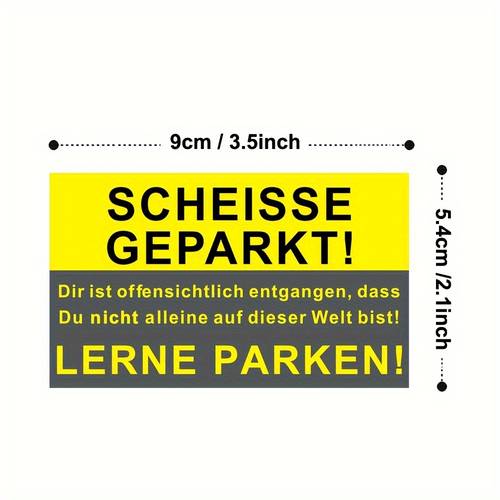 german cards funny and writeable prank cards for bad drivers 50 100pcs 8 89x5 33cm