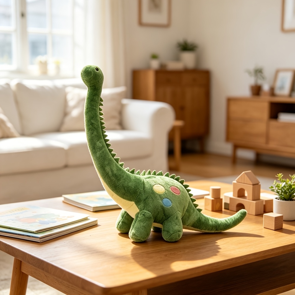 TEMU 27.56-inch Plush Dinosaur & Doll Suitable For All Breed Dogs - Soft With Realistic Dinosaur/dragon For Interactive Play, Cuddly Companion For