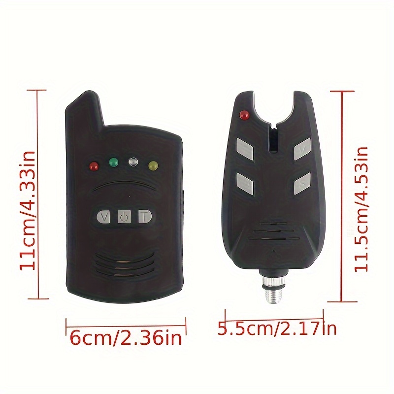 wireless fishing bite alarm 4*receiver+1*indicator Temu Georgia