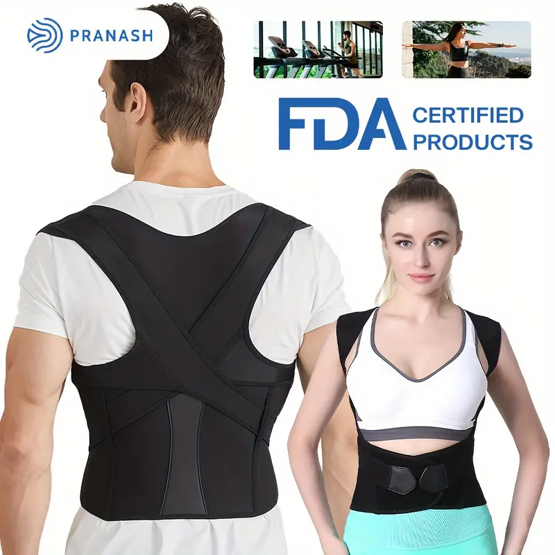 Posture Corrector For Women And Men Adjustable Upper Back Brace