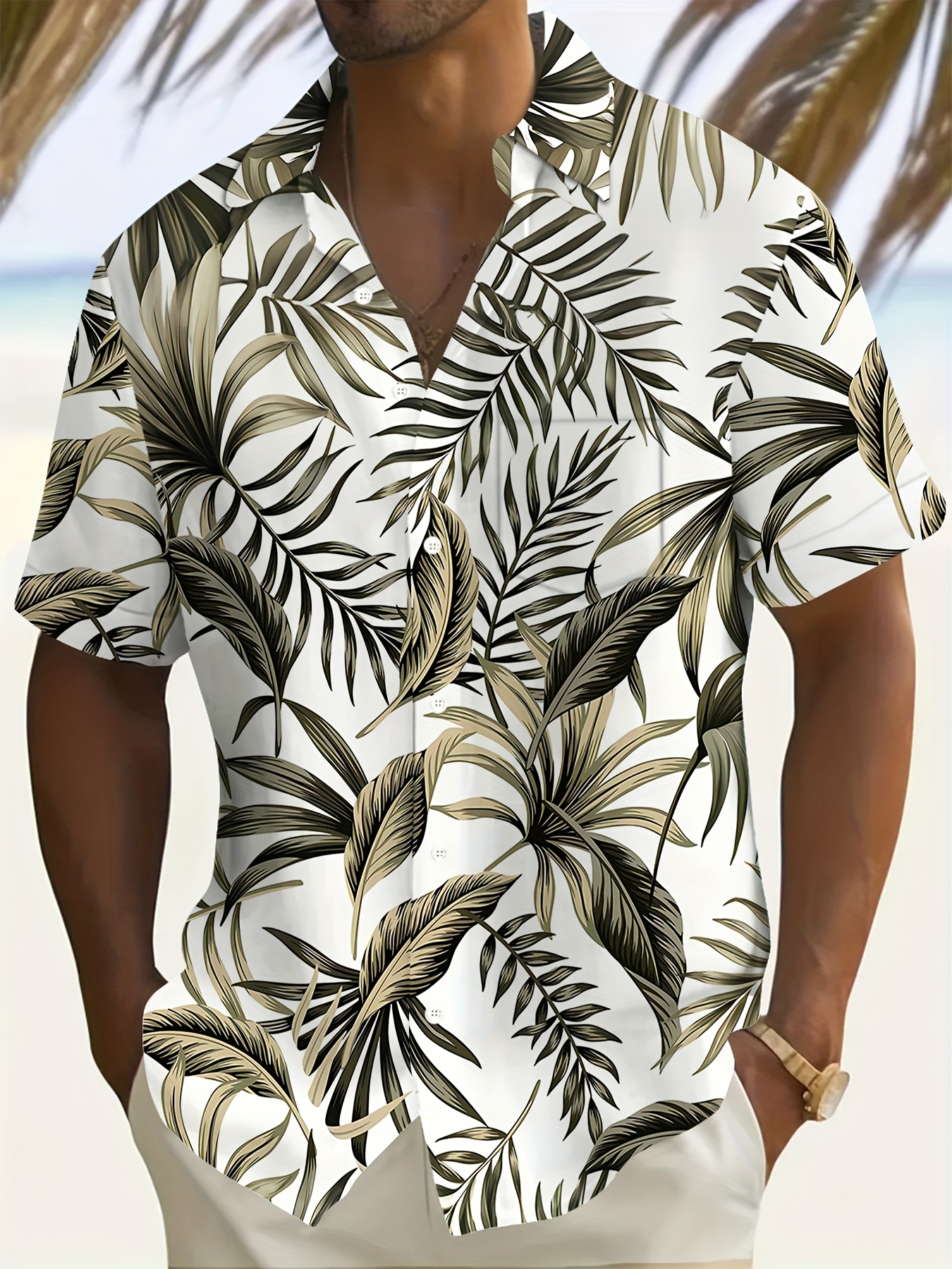 Tropical Masculina Roupas De Tema Tropical Camisas Havaianas