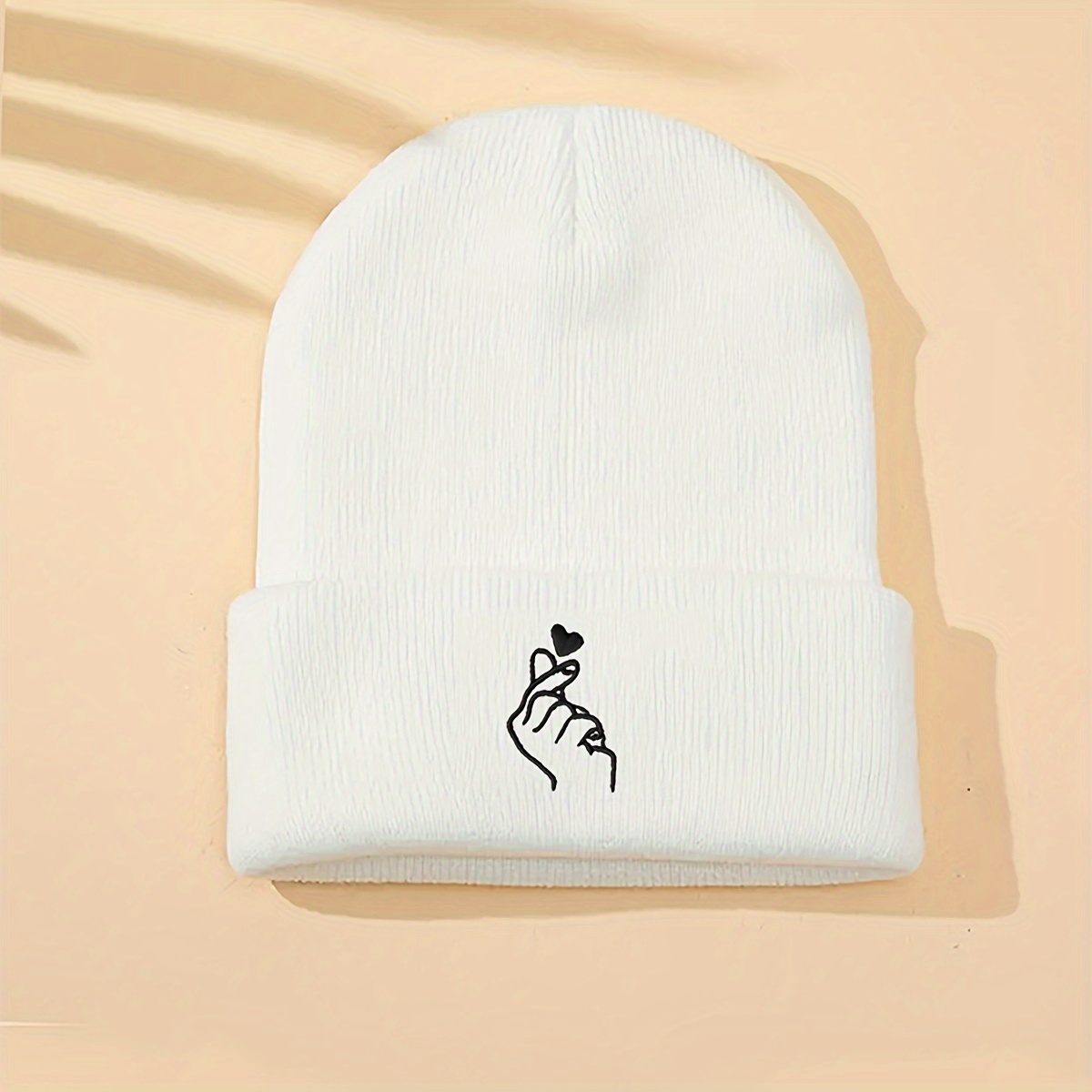 TEMU Gorro con Bordado de en , Diseño Unisex Moderno y Versátil, Beanie Tendencia y Popular para Frío al