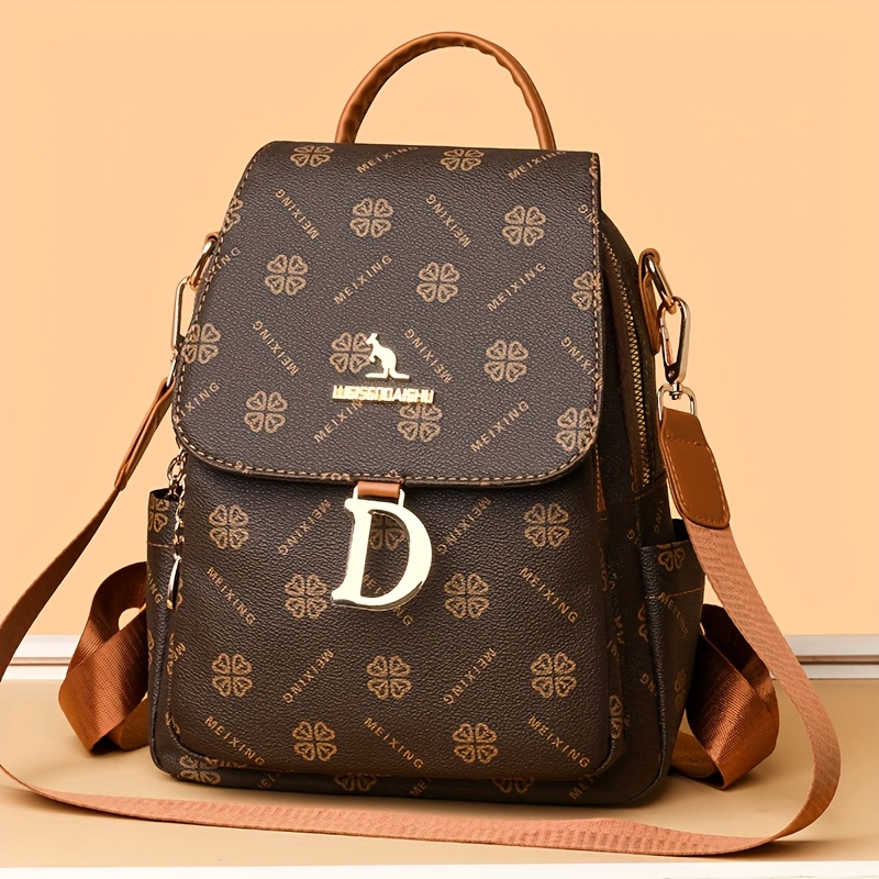 soft faux leather backpack women 2025 outdoor - Temu Germany display picture 3