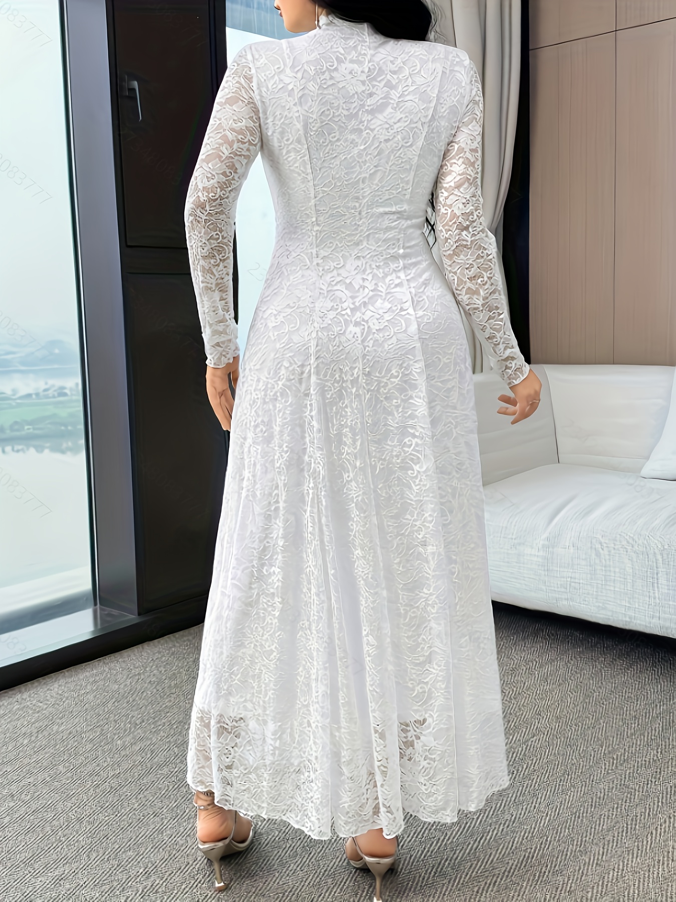 french romantic retro style womens wedding dress fashionable - Temu