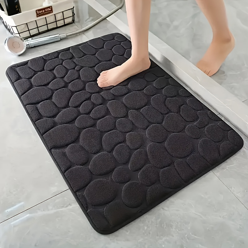   non slip absorbent bathroom floor mat   mat for wiping feet in the bathroom details 2