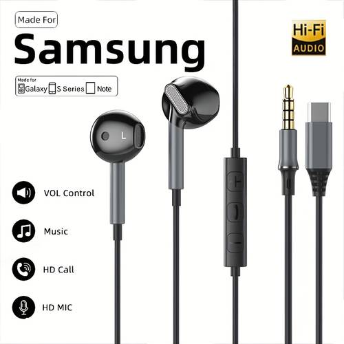 samsungs latest wired earbuds featuring hifi 9d surround sound usb type c 5mm designed for and for iphone 15 pro max
