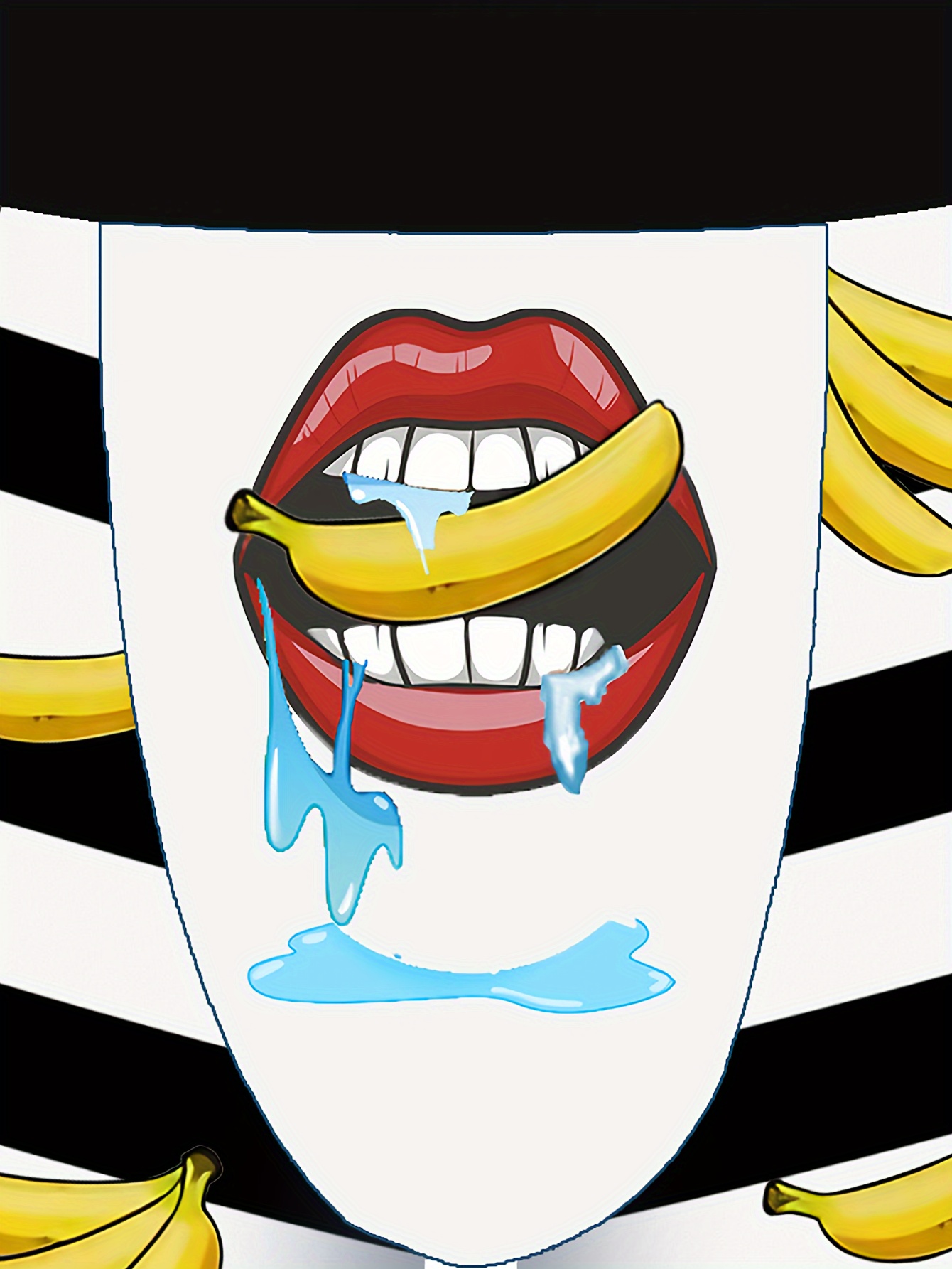 Banana Gag Gift Underwear for Him, Fun Pop Art Boxer Briefs for