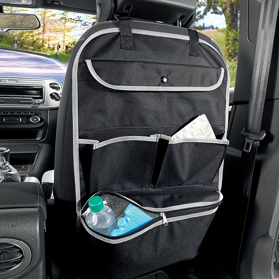 E-shop 1 Stück Autositz-Rücken-Aufbewahrungstasche, Hängende Thermische Aufbewahrungsbeutel für Fahrzeuge, Multifunktionaler Auto-Organizer für Reisen