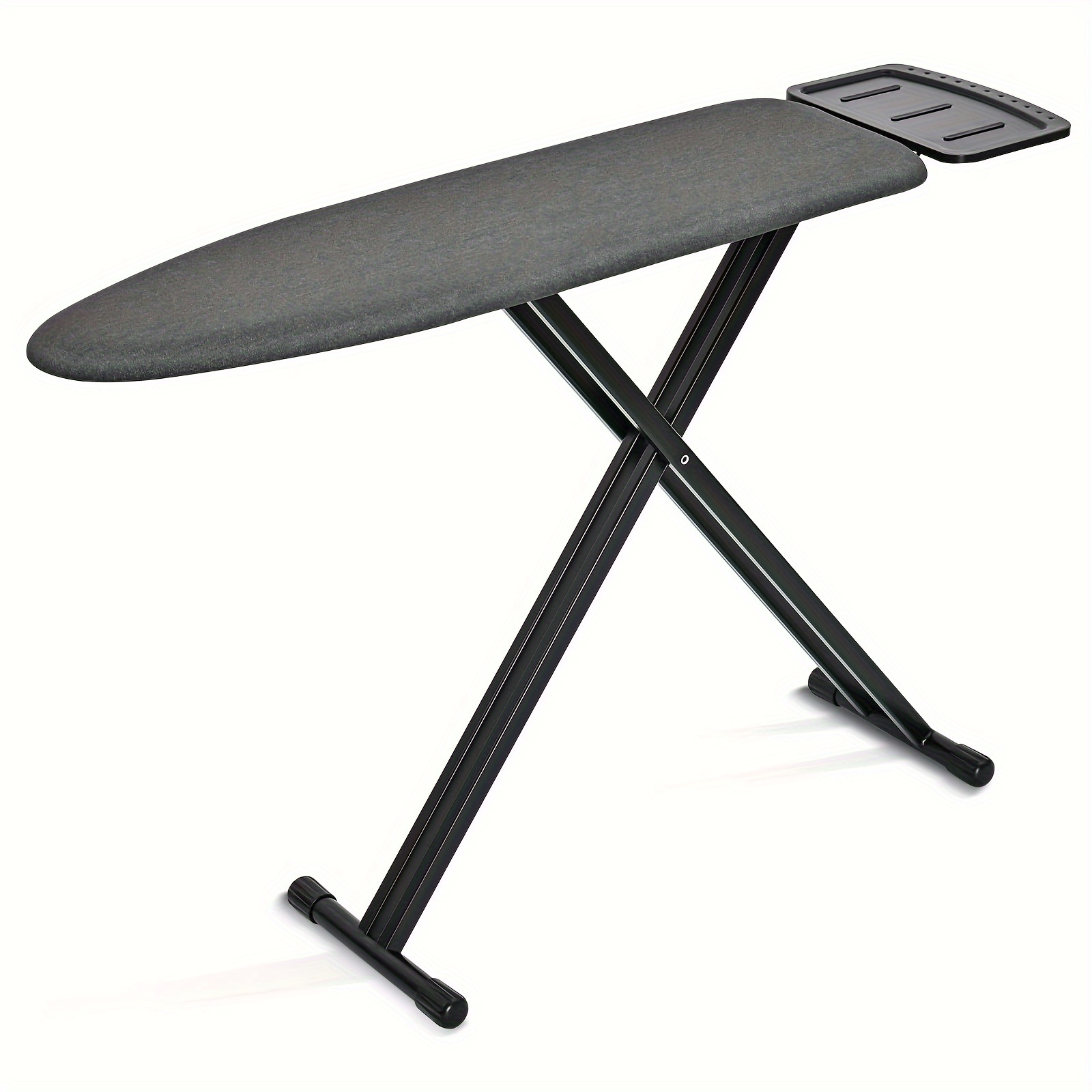 TEMU Full-sized Ironing Board, Lightweight Design With An Rest, Featuring A Thick Heat-resistant Cover With Padding, Adjustable Height, And Sturdy