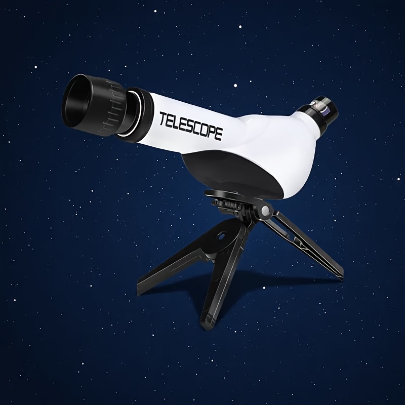 TEMU 2025 Astronomical Telescope With 40x Max Magnification, 3 Interchangeable Magnification , Sturdy Tripod Mount, Lightweight & Portable Telescope