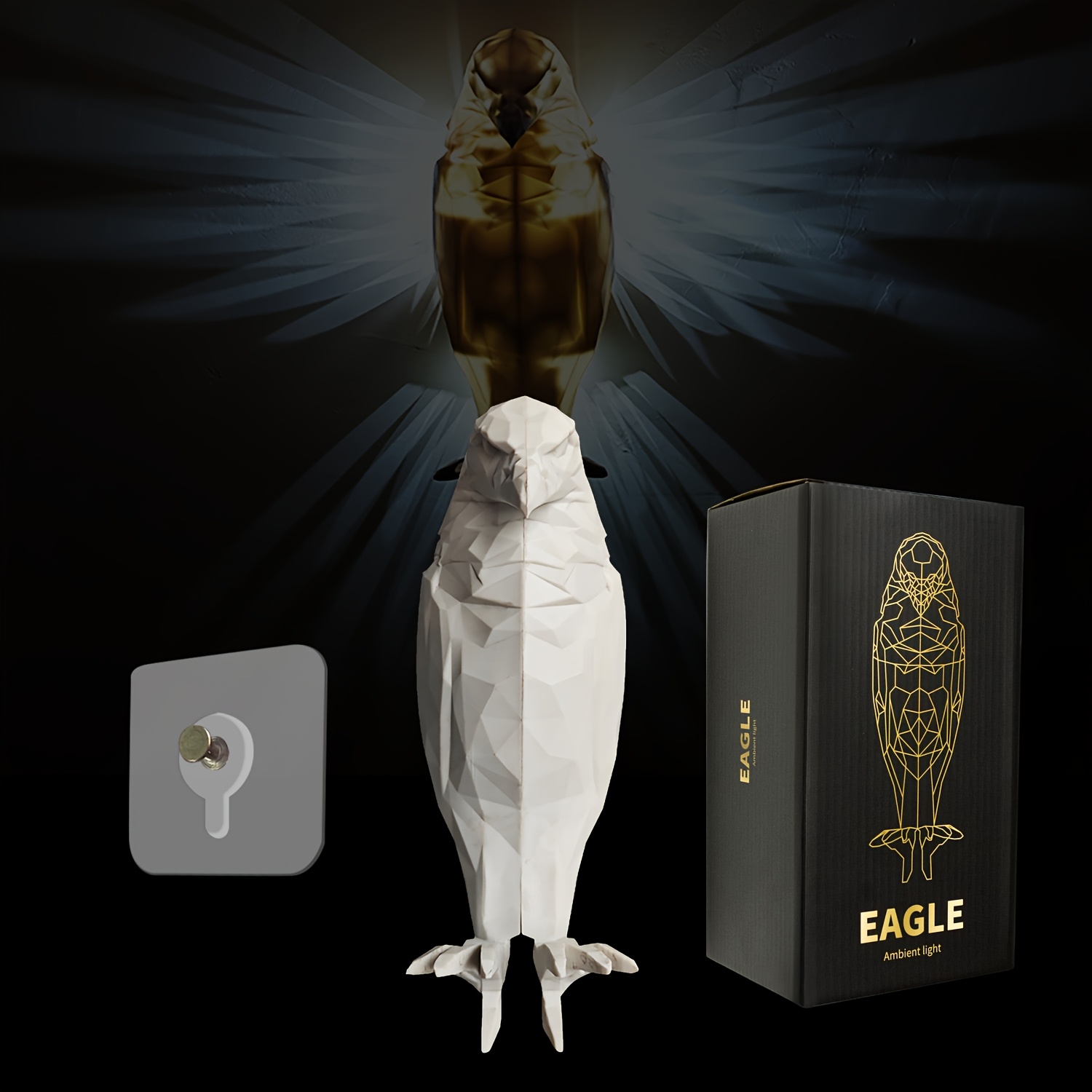  themed 3d led wall light inspired battery powered night light with switch control semi embedded mounting hardware for holiday parties christmas home decor ambient lighting lamp naturethemed lighting motif design switch control lighting durable plastic christmas decor details 2