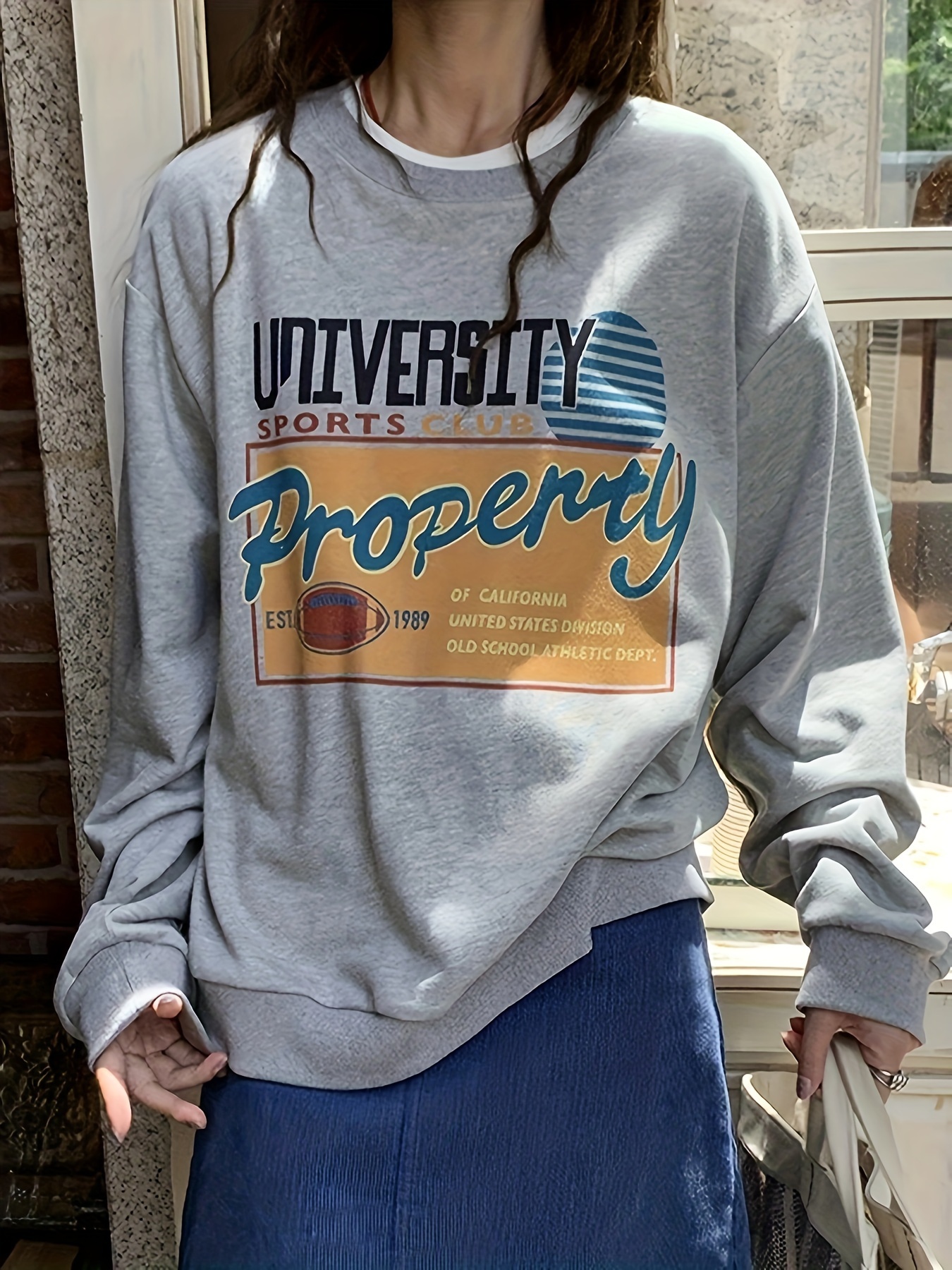 suéter retro y2k mujer estampado sudadera Temu Colombia